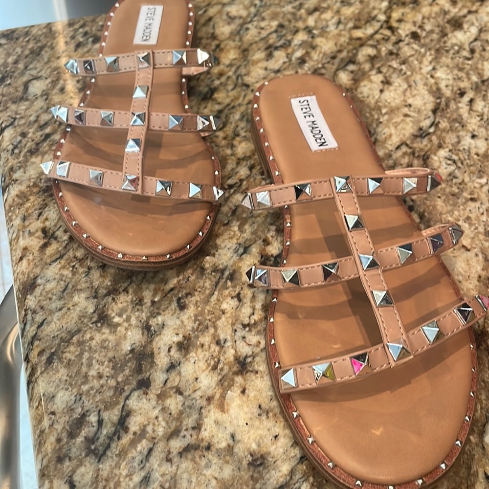 Steve Madden sandals worn once size 10